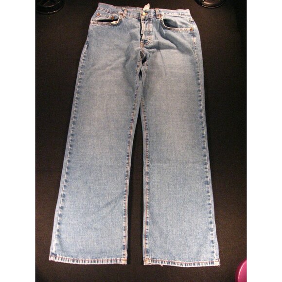 Lucky Brand Women's Blue Jeans tag 10/30 LOW RISE EASY FIT FLARE - Picture 1 of 10
